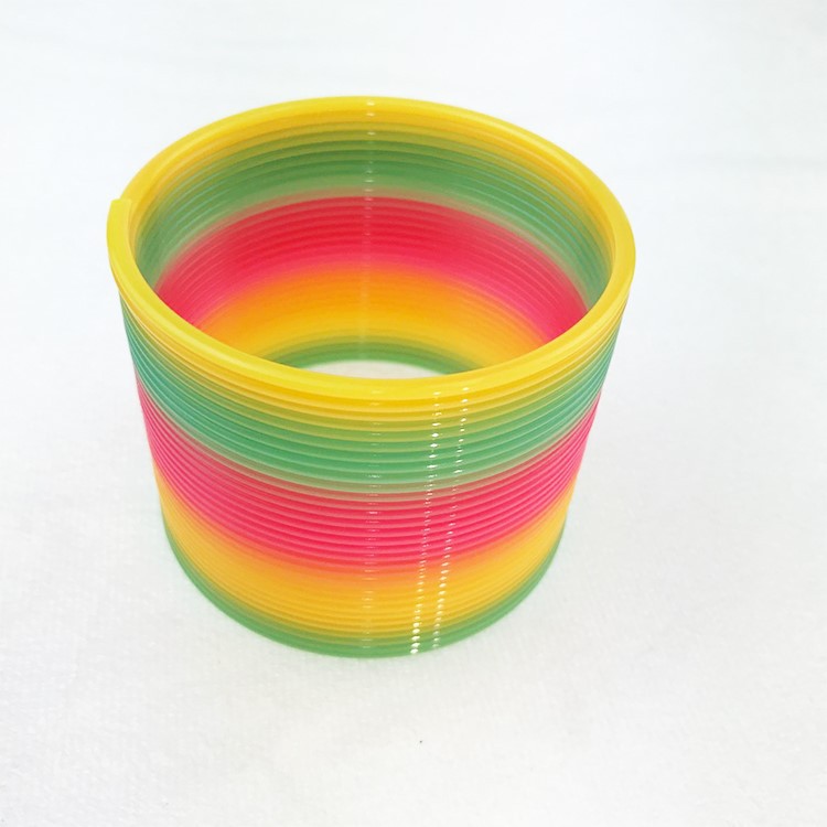Medium Rainbow Spring Elastic Force Circle Spring Coil Magic Hula Hoop Children's Educational Toys Night Market Stall Supply Hot Medium Rainbow Spring Elastic Force Circle Spring Coil Magic Hula Hoop Children's Educational Toys Night Market Stall Supply Hot