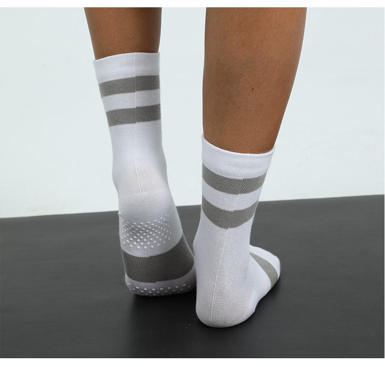 New Cross-Border Women's Yoga Mid-Length High-Top Pilates Floor Trampoline Sports Fitness Anti-Slip Breathable Socks New Cross-Border Women's Yoga Mid-Length High-Top Pilates Floor Trampoline Sports Fitness Anti-Slip Breathable Socks