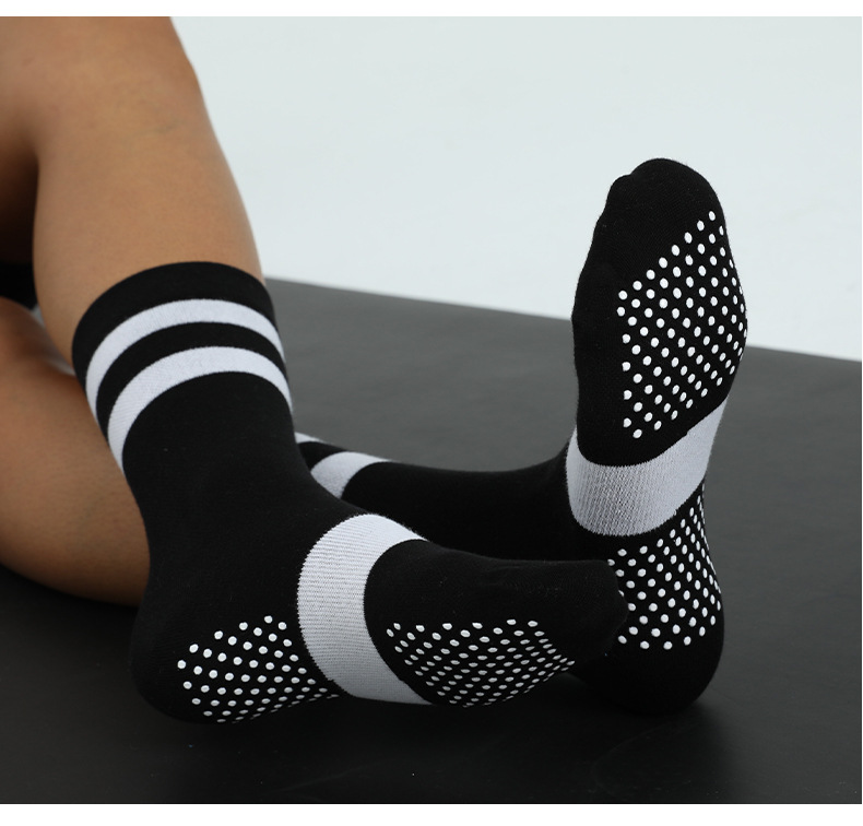 New Cross-Border Women's Yoga Mid-Length High-Top Pilates Floor Trampoline Sports Fitness Anti-Slip Breathable Socks New Cross-Border Women's Yoga Mid-Length High-Top Pilates Floor Trampoline Sports Fitness Anti-Slip Breathable Socks