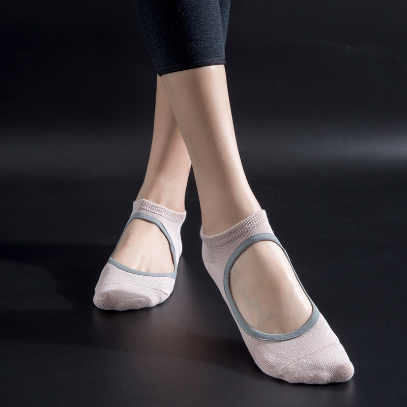 Fitness Anti-Slip Yoga Socks Women&#039;s Pilates Summer Trampoline Aerial Professional Thin Five-Finger Yoga Socks Socks
