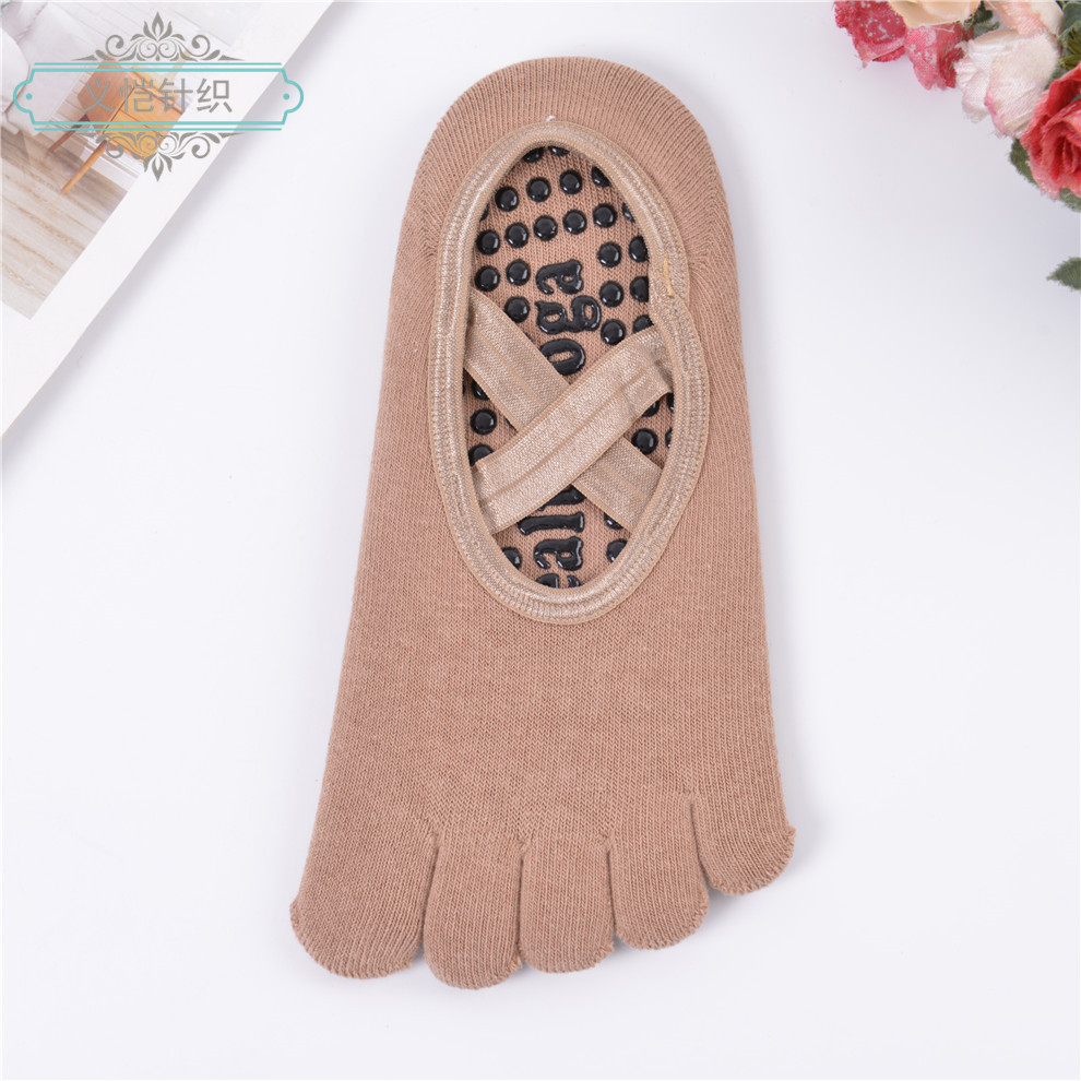 Professional Yoga Socks Children&#039;s Summer Five Finger Non-Slip Sports Thin Section Dispensing Dance Pantyhose Pilates