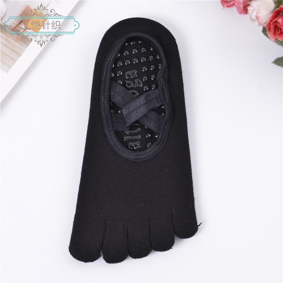 Professional Yoga Socks Children&#039;s Summer Five Finger Non-Slip Sports Thin Section Dispensing Dance Pantyhose Pilates