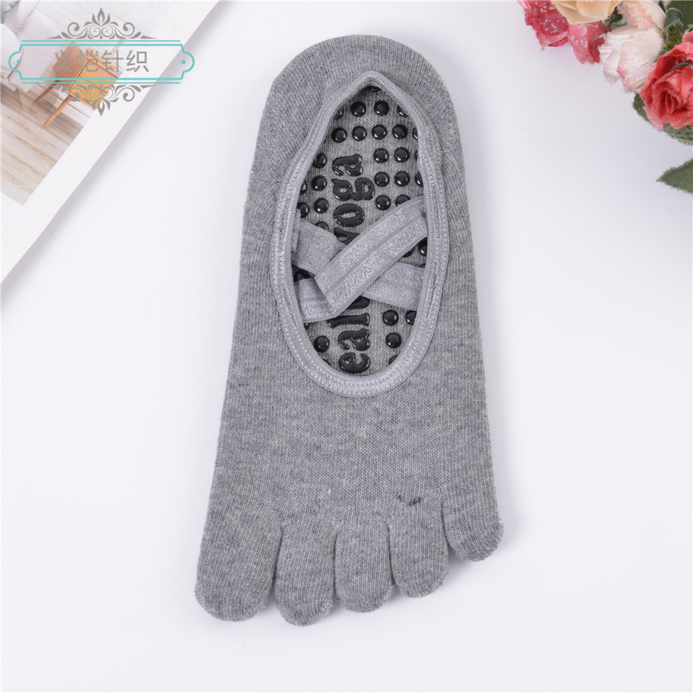 Professional Yoga Socks Children&#039;s Summer Five Finger Non-Slip Sports Thin Section Dispensing Dance Pantyhose Pilates
