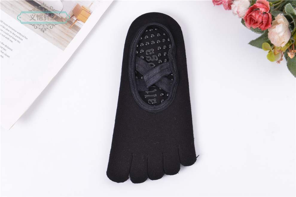 Professional Yoga Socks Children's Summer Five Finger Non-Slip Sports Thin Section Dispensing Dance Pantyhose Pilates