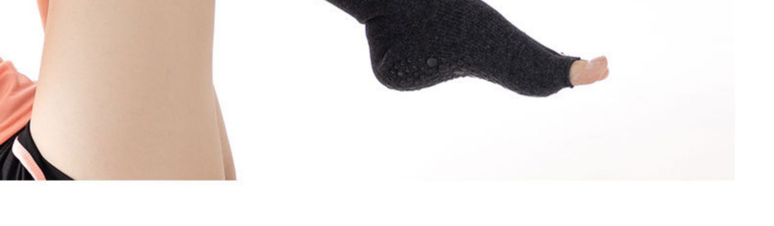 Yoga Socks Children's Professional Non-Slip Autumn and Winter Long Tube over-the-Knee Trampoline Sports Fitness Pilates Five Toe Socks