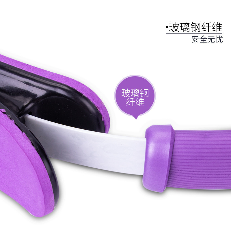 Pilates Roller Factory Cross-Border Wholesale Multi-Color Yoga Loop FRP Crescent Handle Pilates Roller Magic Cycle