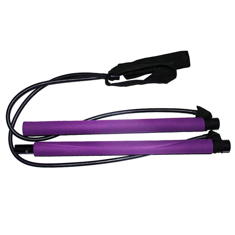 Yoga Equipment Pull Rod Fitness Exercise Pilates Stick Fitness Stick Home Pedal Chest Expander Pulling Rope