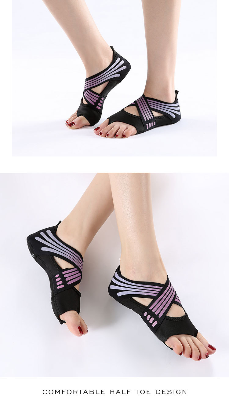 [Factory Direct Supply] Yoga Shoes Women's Soft Bottom Pilates Yoga Shoes Five Finger Training Dance Ankle Sock