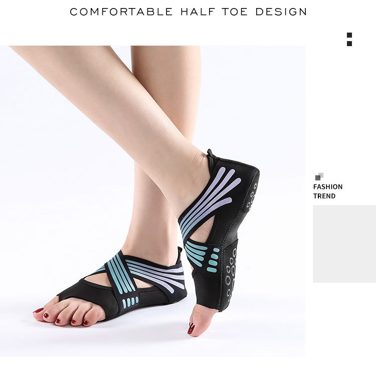 [Factory Direct Supply] Yoga Shoes Women's Soft Bottom Pilates Yoga Shoes Five Finger Training Dance Ankle Sock