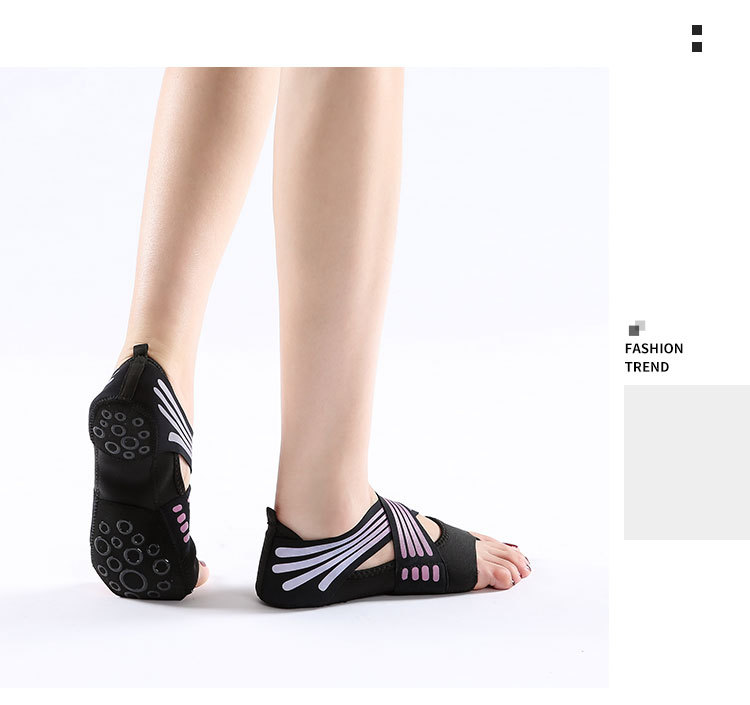 [Factory Direct Supply] Yoga Shoes Women's Soft Bottom Pilates Yoga Shoes Five Finger Training Dance Ankle Sock