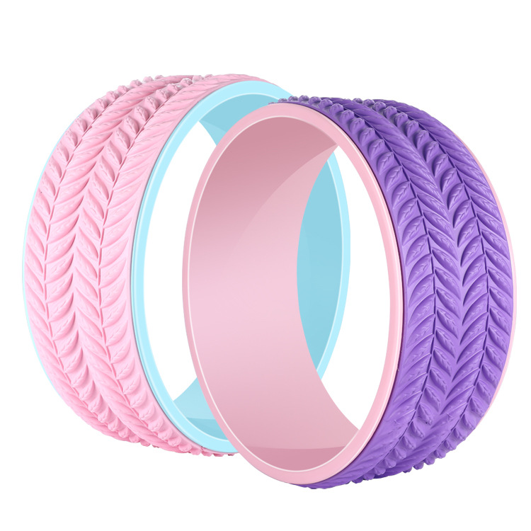 Cross-Border Yoga Wheel Open Back Yoga Equipment Beginner Yoga Wheel Back Bend Skinny Leg Ring Yoga Pilates Roller
