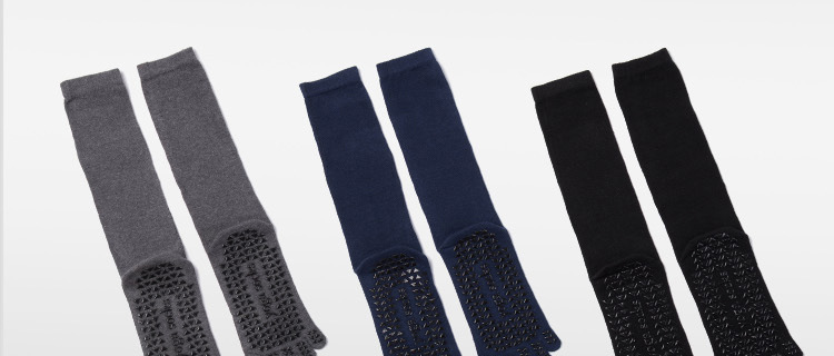 Long Tube Yoga Socks Toe Socks Pilates Non-Slip Socks Split Toe over the Knee Mid Tube Silicone Sports Fitness Summer Delivery