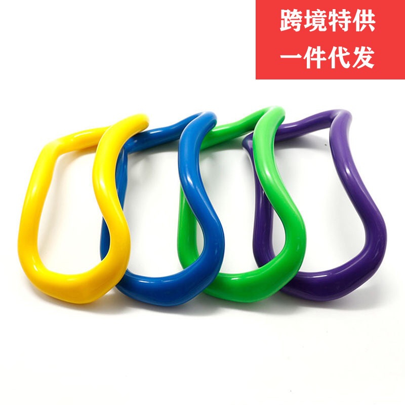 Yoga Ring ABS Yoga Roller Fascia Stretch Ring Fitness Ring Pilates Roller Ring Yoga Ring Magic Cycle