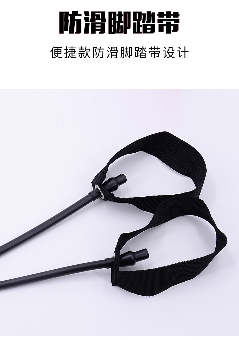 Pilates Stick Yoga Multifunctional Home Fitness Equipment Pull Rod Elastic String Stretching Stick Back Training Equipment