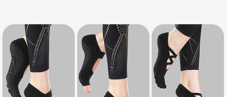 Autumn and Winter New Pilates Socks Yoga Socks Toe Socks Non-Slip Socks Professional Sports All-Inclusive Backless Multi-Strap Autumn and Winter New Pilates Socks Yoga Socks Toe Socks Non-Slip Socks Professional Sports All-Inclusive Backless Multi-Strap