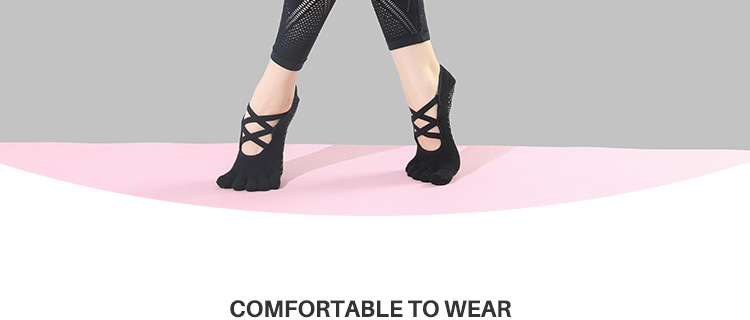 Autumn and Winter New Pilates Socks Yoga Socks Toe Socks Non-Slip Socks Professional Sports All-Inclusive Backless Multi-Strap Autumn and Winter New Pilates Socks Yoga Socks Toe Socks Non-Slip Socks Professional Sports All-Inclusive Backless Multi-Strap
