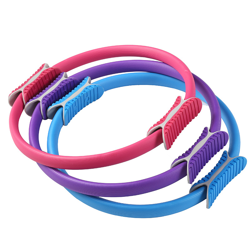 Magic Cycle High Strength Resistance Ring Yoga Ring Body-Building Loop Pilates Ring Yoga Roller Upgraded Version Pilates Roller