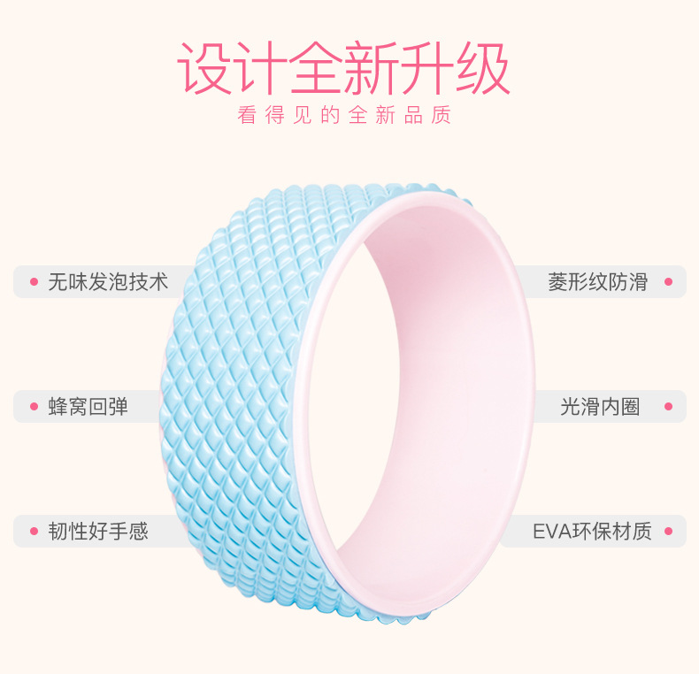 Manufacturer Yoga Wheel Back Bend Auxiliary Open Back Beauty Back Pilates Roller Yoga Aid Fitness Supplies Equipment Manufacturer Yoga Wheel Back Bend Auxiliary Open Back Beauty Back Pilates Roller Yoga Aid Fitness Supplies Equipment