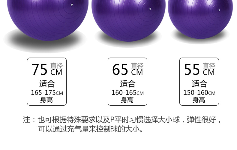 PVC Thickened Explosion-Proof Yoga Ball 45 Cm55cm65cm Yoga Studio Fitness Ball 75 Glazed Surface Matte Pilates Ball PVC Thickened Explosion-Proof Yoga Ball 45 Cm55cm65cm Yoga Studio Fitness Ball 75 Glazed Surface Matte Pilates Ball