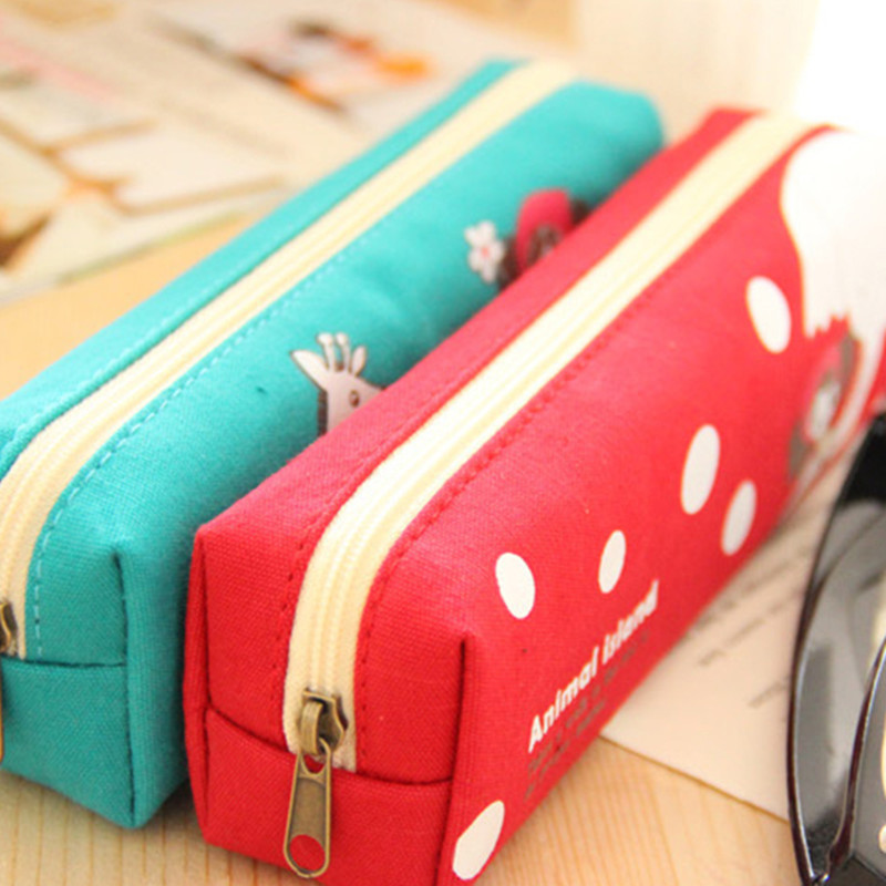 Korean Stationery Cute Student Pencil Bag Korean Men and Women Creativity Pencil Case School Supplies Pilates Girl Stationery Case