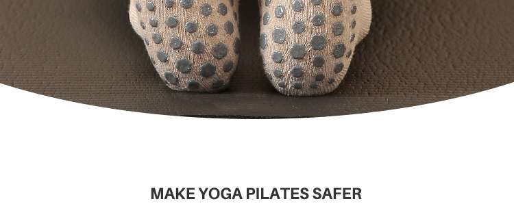 New Autumn and Winter Long Tube Yoga Socks Long Pilates Socks All-Inclusive Women's Terry Fleece Thickened Offset Printing Sequins