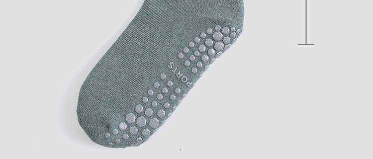 New Autumn and Winter Long Tube Yoga Socks Long Pilates Socks All-Inclusive Women's Terry Fleece Thickened Offset Printing Sequins