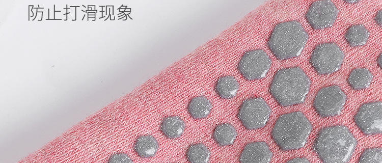 New Autumn and Winter Long Tube Yoga Socks Long Pilates Socks All-Inclusive Women's Terry Fleece Thickened Offset Printing Sequins