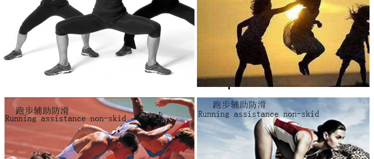 Non-Slip Yoga Socks Toe Socks Sports Professional Pilates Socks Open Toe Back High Quality Silicone Foreign Trade Set Logo