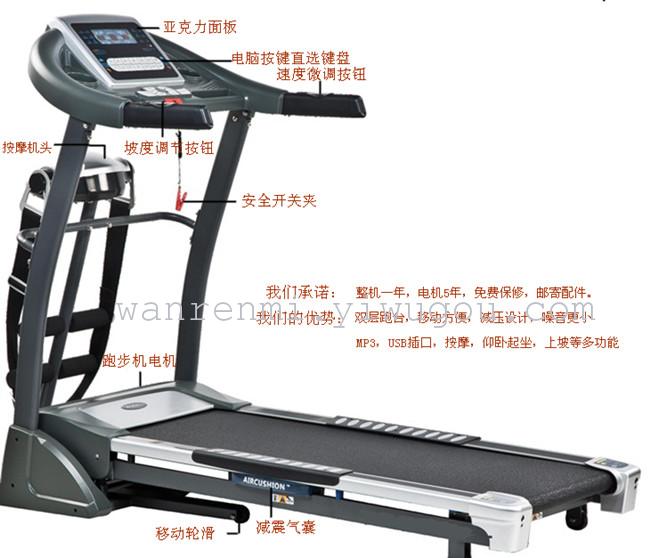 Million people WRM-5300 home multi-function electric treadmill