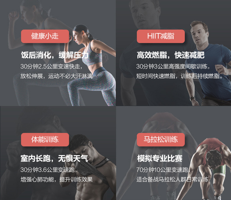 Treadmill Source Manufacturers Use Small Fitness Equipment Gifts Cross-Border Custom Folding Sports Electric Treadmill