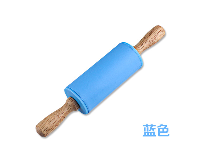Baking Tool Small Silicone Children's Roller Rolling Rolling Stick Rolling Stick Rolling Pin Rolling Stick Flour Stick Rod Rolling Stick