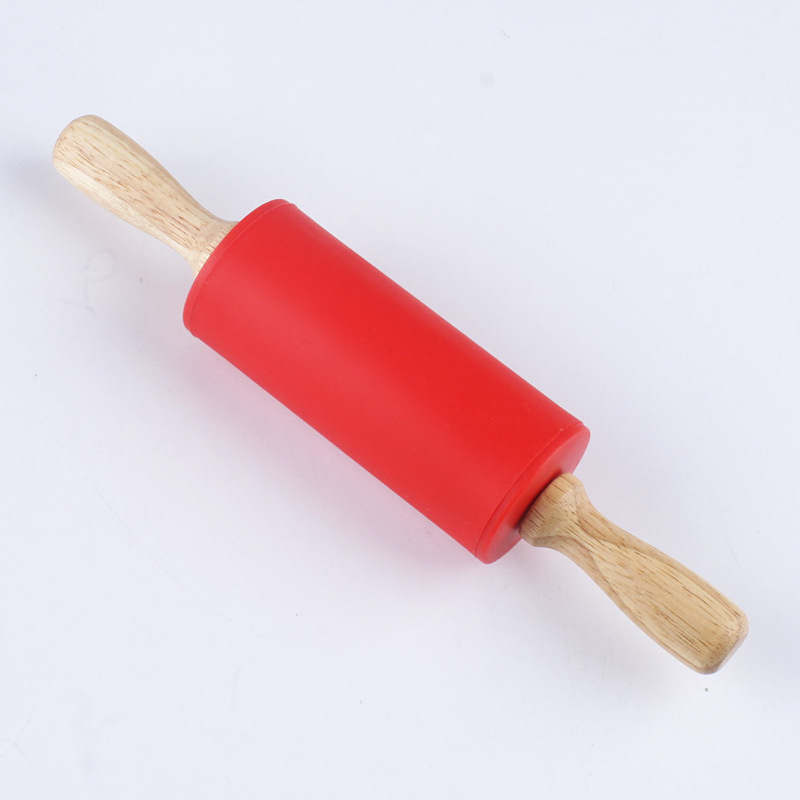 Baking Tool Small Silicone Children&#039;s Roller Rolling Rolling Stick Rolling Stick Rolling Pin Rolling Stick Flour Stick Rod Rolling Stick