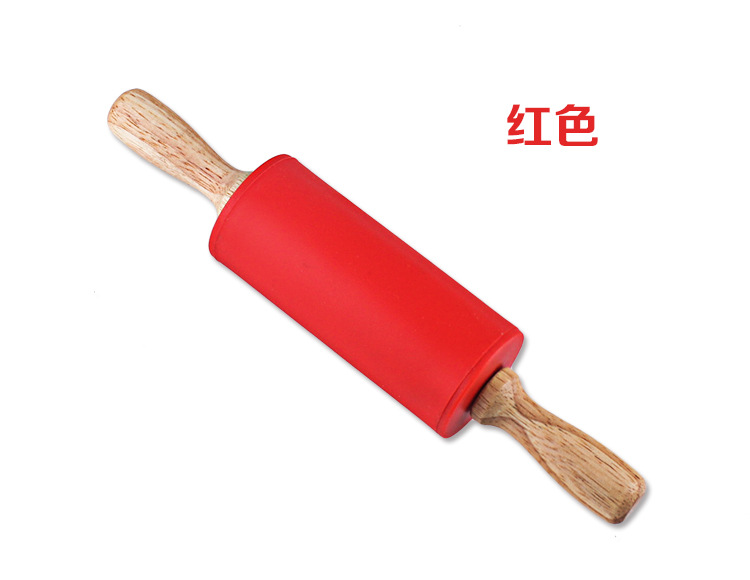 Baking Tool Small Silicone Children's Roller Rolling Rolling Stick Rolling Stick Rolling Pin Rolling Stick Flour Stick Rod Rolling Stick