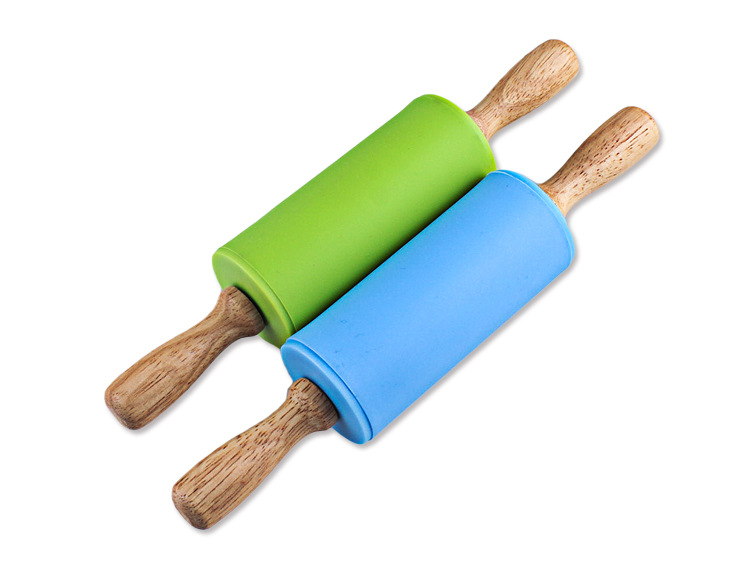 Baking Tool Small Silicone Children's Roller Rolling Rolling Stick Rolling Stick Rolling Pin Rolling Stick Flour Stick Rod Rolling Stick