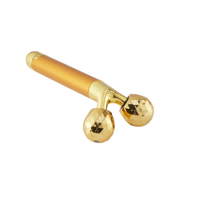 3D Roller Golden Stick Electric Massage Stick Face Slimming Beauty Bar 360 Degree Rolling Massage Lifting and Tightening V Face Tool