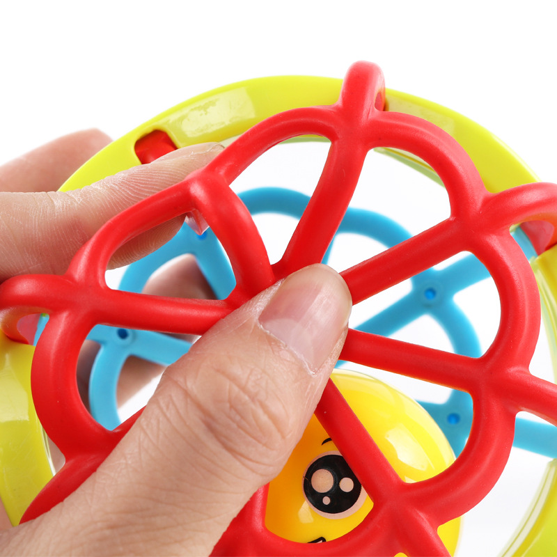 Baby Baby Teether Educational Soft Rubber Colorful Hand Grip Rolling Ball Fitness Ball Learning Climbing Intelligence Development Toys