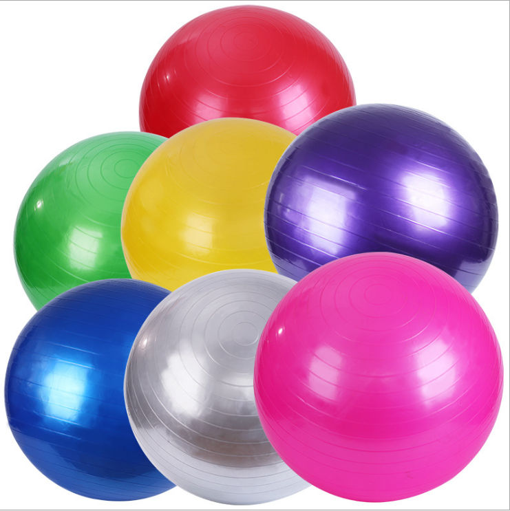 Multi-size thickened explosion proof yoga ball multi-color optional fashion yoga ball high quality fitness ball