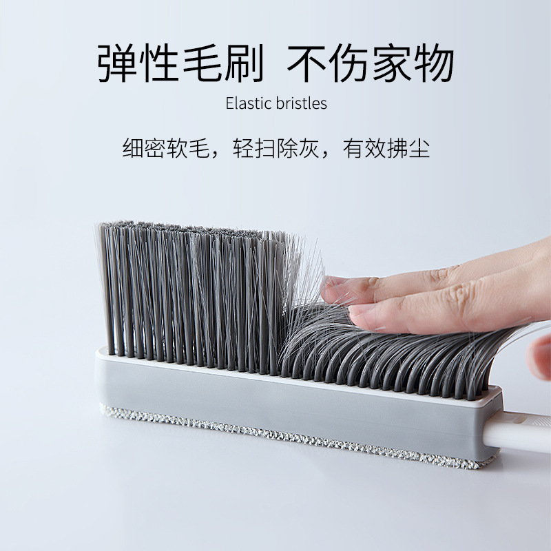 Retractable Bed Sweep Bed Brush Soft Fur Sofa Brush Dust Broom Dust Brush Lent Remover Roller Scraper Hair Brush Electrostatic Brush