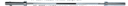 Barbell for weightlifting with the 1.5-meter pole
