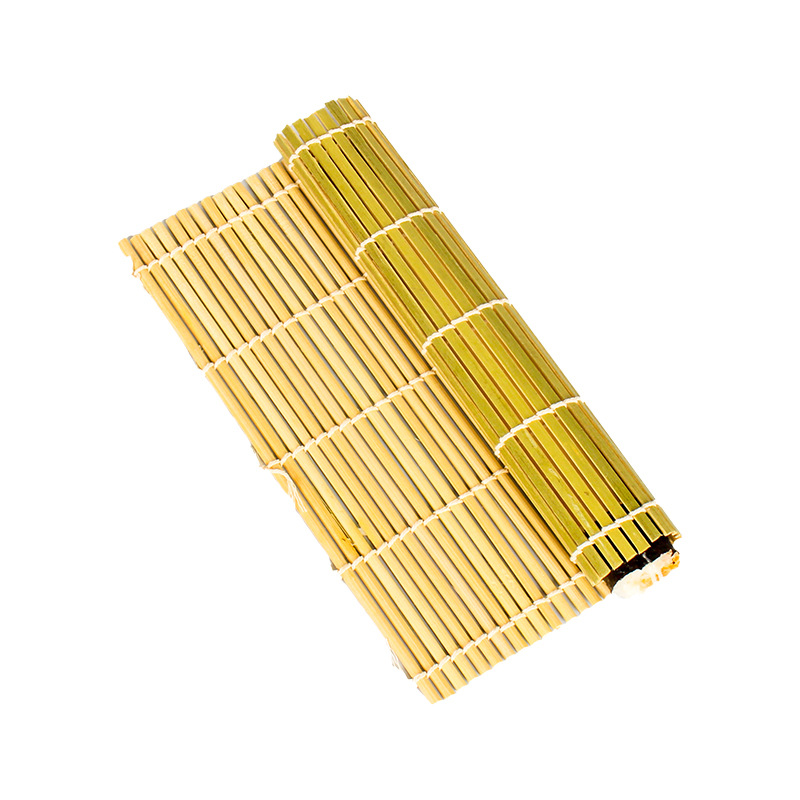 Sushi Roller Bamboo Curtain Non-Stick Japanese Cross-Border 24 * 24cm Green Skin Rice Roll Curtain Seaweed Rice Roll Mold