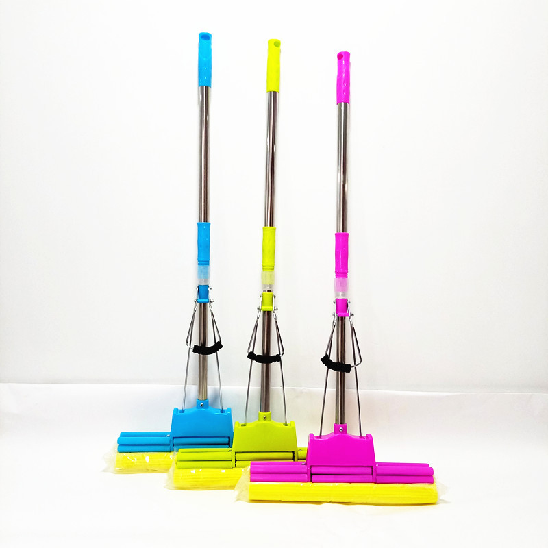Roller Water-Absorbing PVA Sponge Mop Oversized Absorbent Sponge Mop Stainless Steel Water Mop Manufacturer