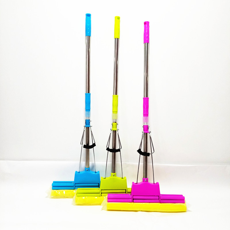 Roller Water-Absorbing PVA Sponge Mop Oversized Absorbent Sponge Mop Stainless Steel Water Mop Manufacturer