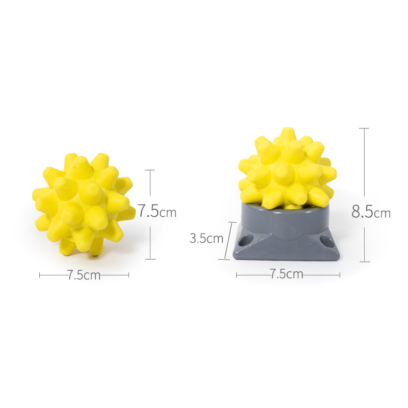New Portable Acupuncture Point with Base Massage Ball Muscle Relax Fascia Ball Rumble Roller Thorn Ball