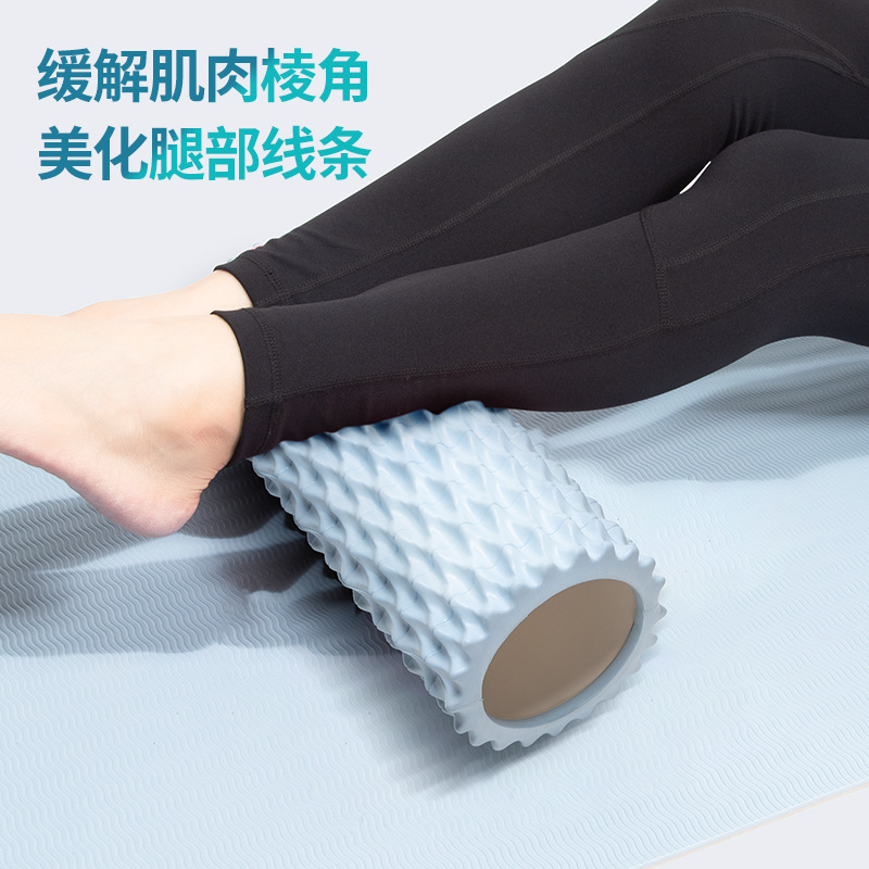 Eva Fitness Hollow Yoga Pillar Muscle-Relaxing Tool Spiked Club Roller Supplies Langya Massage Roller Foam Roller