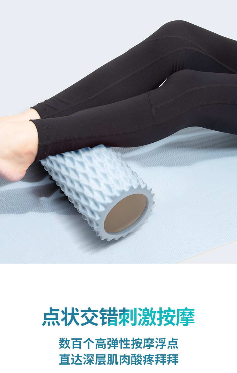 Eva Fitness Hollow Yoga Pillar Muscle-Relaxing Tool Spiked Club Roller Supplies Langya Massage Roller Foam Roller