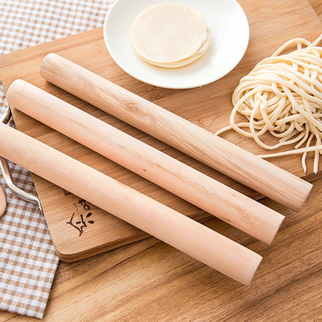 Rolling Pin Household Pizza Leather Dumpling Wrapper Solid Wood Rolling Pin Rolling Dough Dough Roller Baking Tool