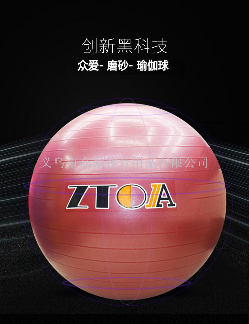 ZTOA65CM authentic sport standard new yoga ball thickened explosion-proof fitness ball ZTOA65CM authentic sport standard new yoga ball thickened explosion-proof fitness ball