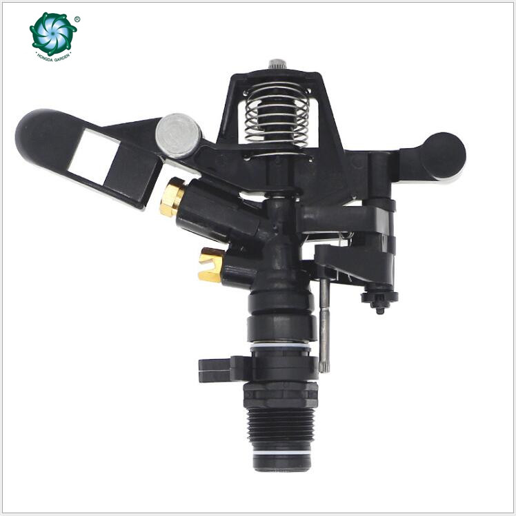 Greening Irrigation 360 Degrees Automatic Rotating Rocker Arm Sprinkler Lawn Gardening Butterfly Leaf Type Large Nozzle Factory Direct Sales