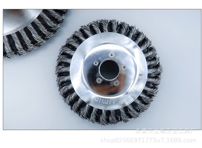 Grass Trimmer Head Twisted Wire BowlType Steel Wire Rust Removal Head Mower Knife Lawn Mower Brush Cutter Accessories Grass Trimmer Head Twisted Wire BowlType Steel Wire Rust Removal Head Mower Knife Lawn Mower Brush Cutter Accessories