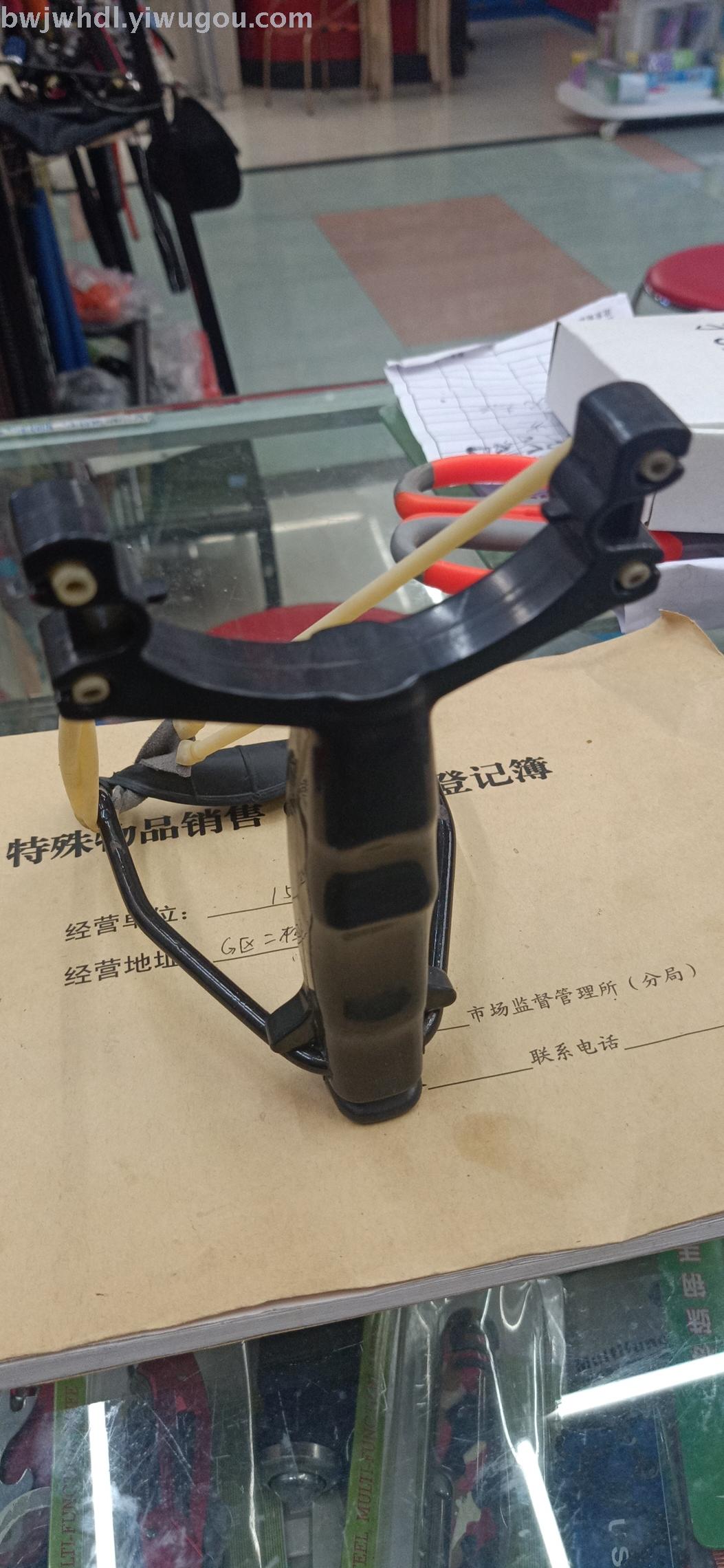 Wholesale falcon slingshot with armrest sniper bow for outdoor shooting
